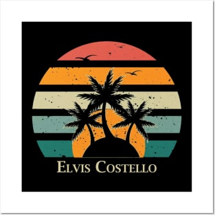 Vintage name - elvis costello Posters and Art